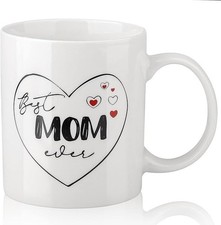 Mom Coffee Mug Ceramic Cup for Mother Grandmother from Daughter Son (11 oz)