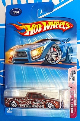 Hot Wheels 2004 Crank Itz Series #144 Steel Flame Brown w SBs 2004