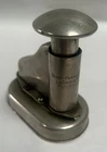 Vintage Antique Bump Paper Fastener Stapleless Desk Metal Office Tool (A8)
