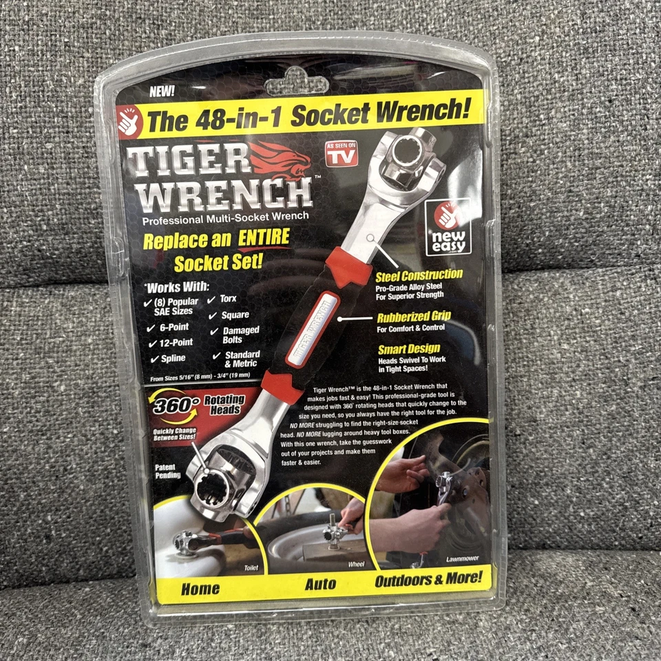 Tiger Wrench 48-in-1 Professional Tiger Socket Wrench Pro-Grade Alloy Steel - Image 2 of 2