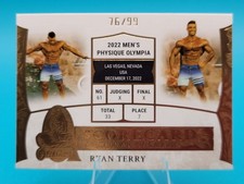 Ryan Terry 2022 Men's Physique Olympia Scorecard Bodybuilding Trading Card 76/99