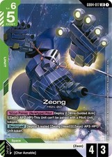Gundam Card Game Zeong GD04 - GD04-017 Near Mint - EN