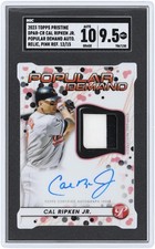 Cal Ripken Jr. Orioles Signed 2023 Topps Pristine #DPAR-CR 12/15 SGC 9.5/10 Card