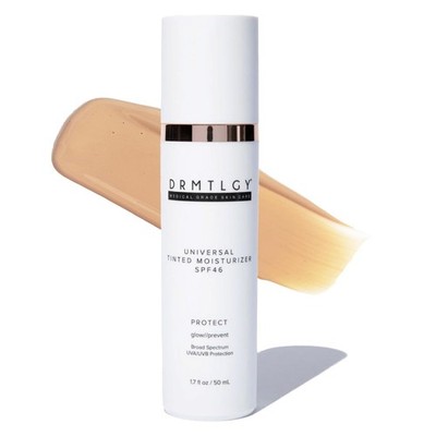 Universal Tinted Moisturizer SPF 46   Hydrating Dewy Tinted Sunscreen for wit...