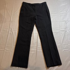 Ralph Lauren Blue Label Women Black Wool Dress Pants Trousers Size 10