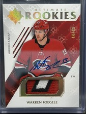2018-19 Warren Foegele Ultimate Collection Patches Rookie patch  Auto 44/99