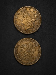 1851 Liberty Head Gold Coin Au Detail