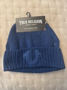 True Religion 2PC Beanie Set