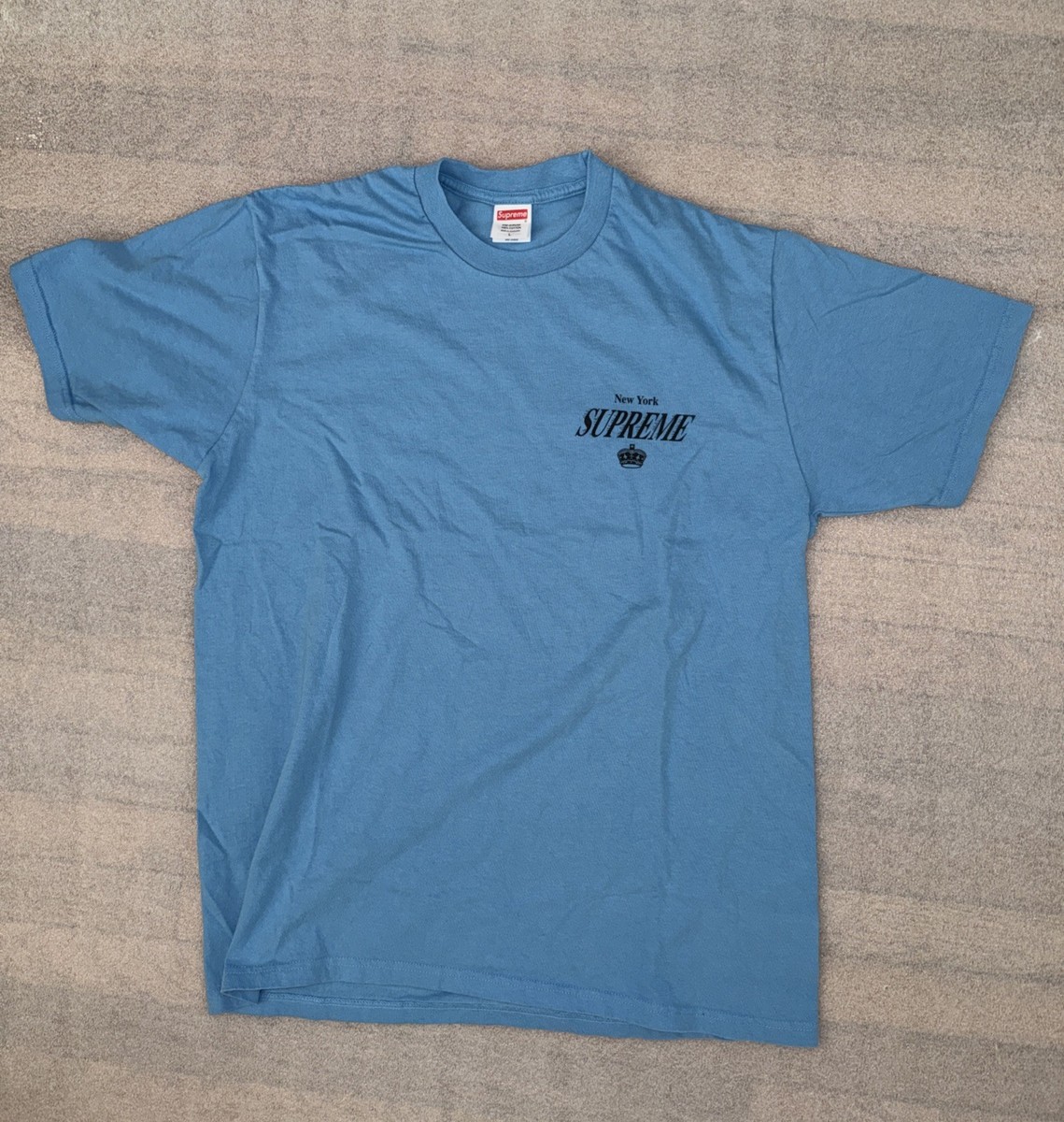 Supreme Men's Short Sleeve T-shirt Sky Blue, Size Large | eBay