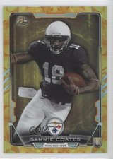 2015 Bowman Rookies Electric Yellow 69/99 Sammie Coates #52 0c3