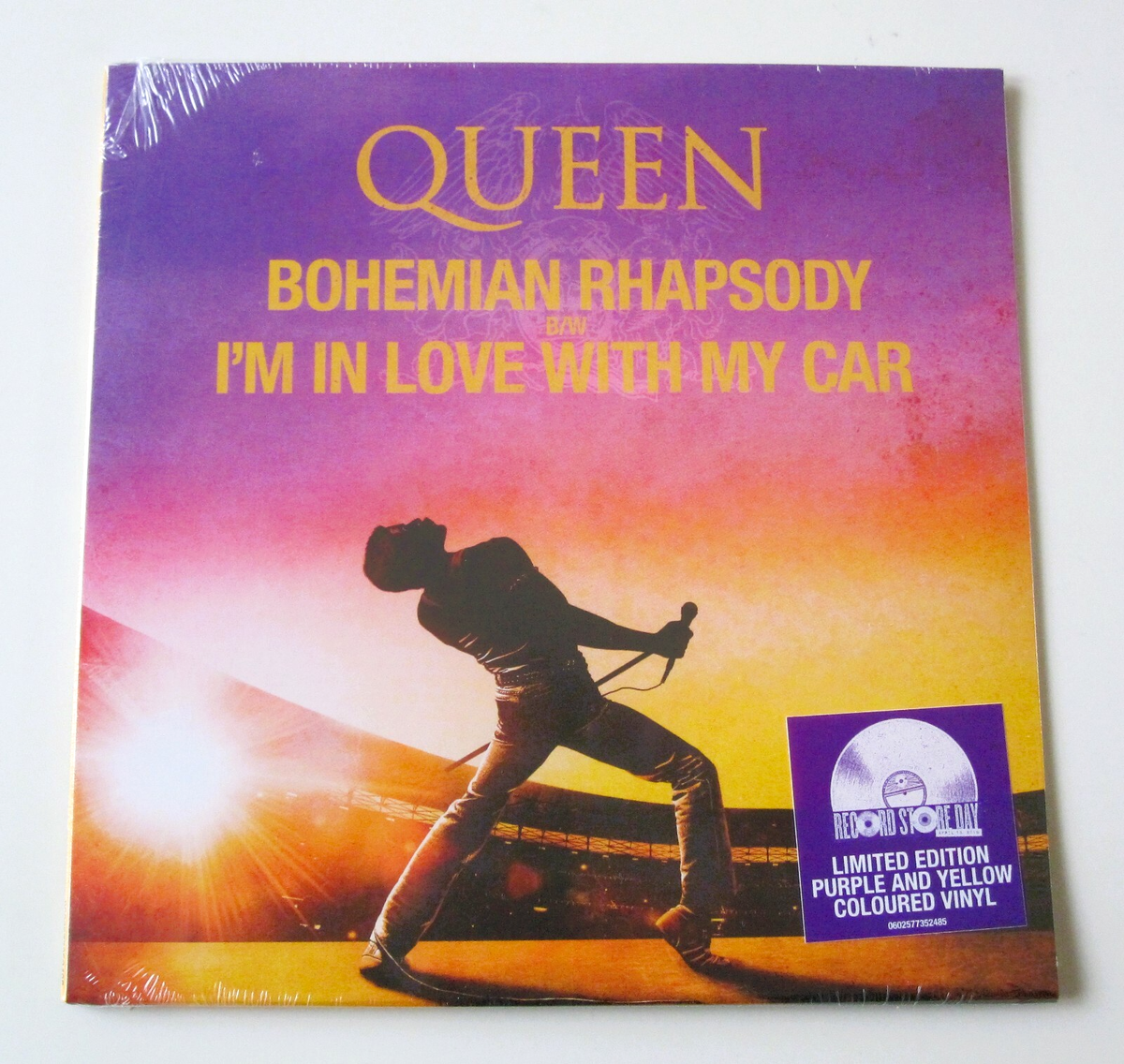 Queen Bohemian Rhapsody Purple & Yellow Coloured 7