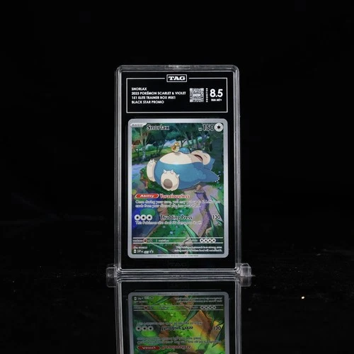 TAG 8.5 NM Snorlax Pokémon 051 Sv: Scarlet & Violet Promo Cards Holo Ranked 1st