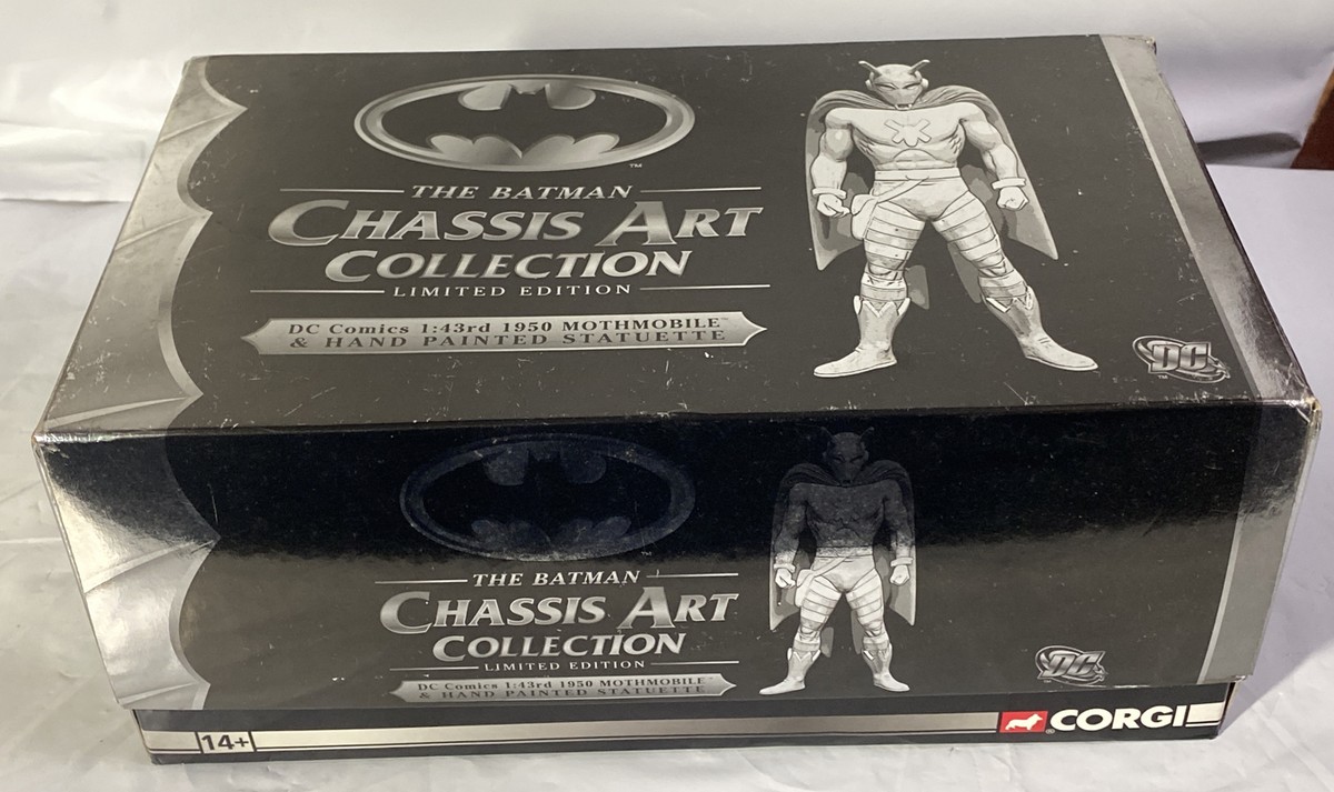 Corgi LE ~ The Batman's MOTHMAN w/ Car ~ Chassis Art Collection