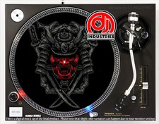 Samurai Helmet - 7"-12" DJ slipmat for LP turntable record player