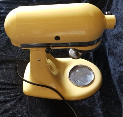 Kitchen Aid Küchenmaschine KSM90 ohne Zubehör funktionsfähig gelb