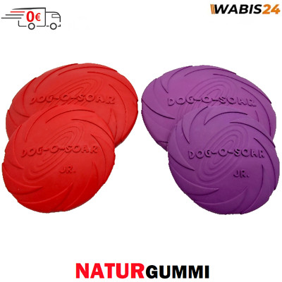 Frisbee Naturgummi Wurfscheibe Hundefrisbee Schwimmend Hundespielzeug Dog Disc