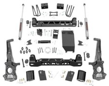 Rough Country 6 Lift Kit N3 Shocks For 19-23 Ford Ranger 4wd W Alum Knuckles Rough Country 6 Lift Kit N3 Shocks For 19-23 Ford Ranger 4wd W Alum Knuckles