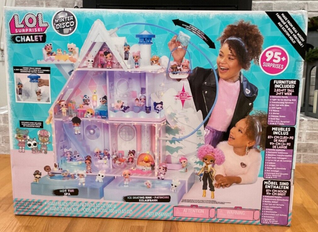 Winter Disco Aol Doll House Surprise House Lol Doll Chalet