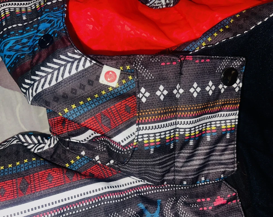 ROXY Niñas 10K Impermeable DryFlight Capucha Esquí Nieve CHAQUETA SNOWBOARD talla 14 EC Foto 3 de 4