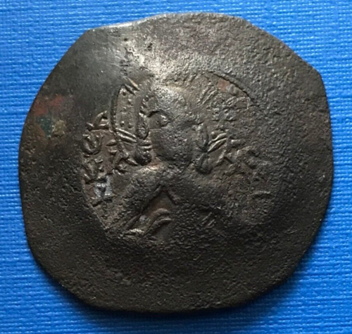 Alexis III Angélus-Comnène 1195-1203 AD Billon Trachie Constantinople comme neuf-VI16 - Photo 1/3