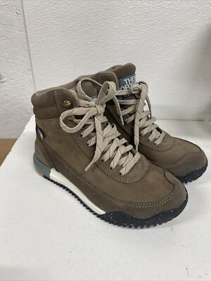 North Face Women s Back-To-Berkeley III Textile WP Snow Boot Sz 6 Tan NICE #2u2b