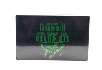Goldworld Beard Healthy Hair Growth Care Grooming Kit Gift Set For Men