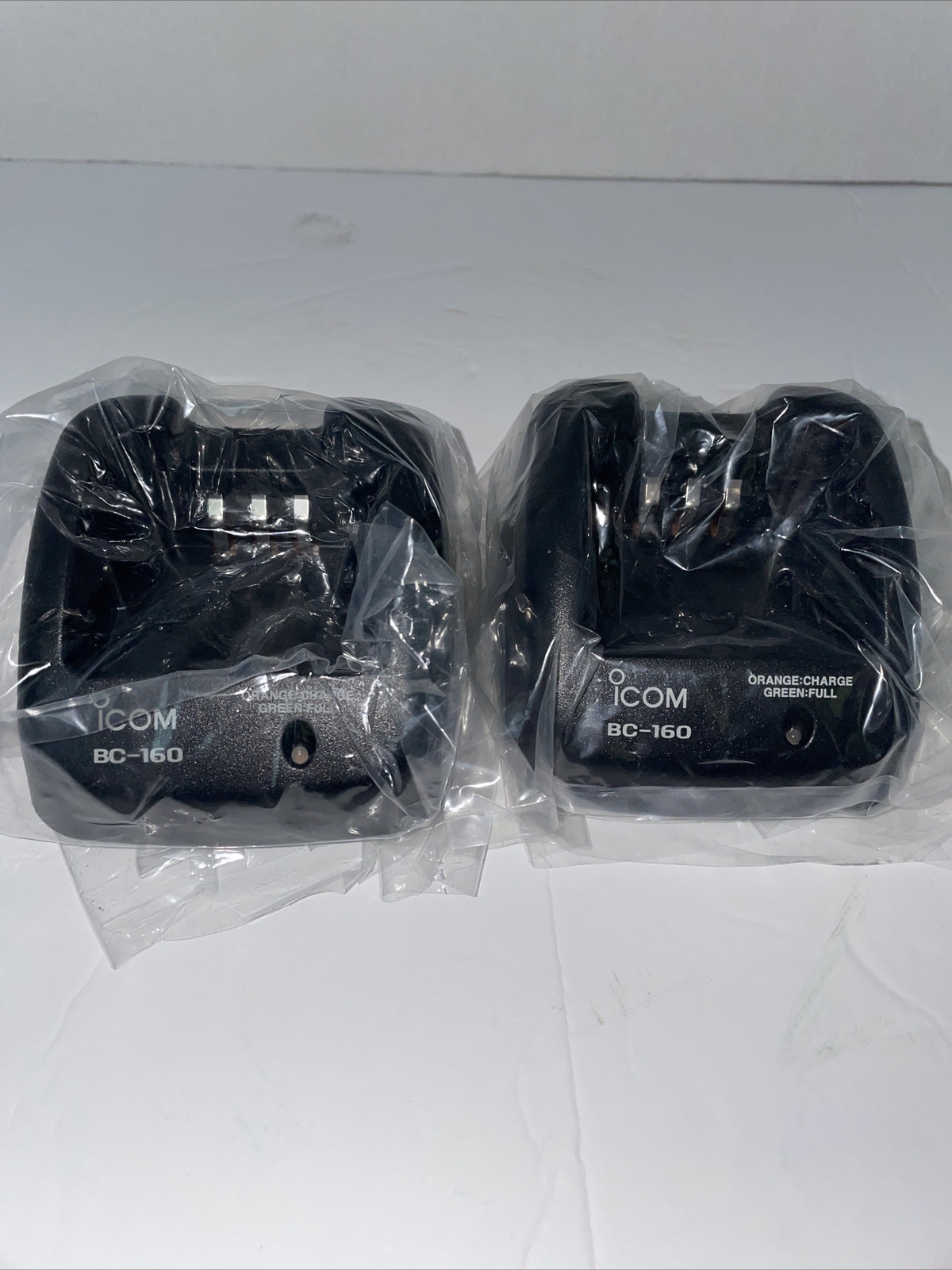 Lot of 2 BC-160 Charger Base For ICOM Radios Base Only, No Adapter Multiple Aval