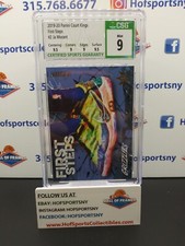 2019-20 PANINI COURT KINGS JA MORANT FIRST STEPS RC #2 CSG 9 MINT