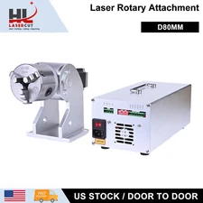 HL Laser Rotary Axis Attachment for Laser Engraving Machine 3 Jaw Rotary Chuck