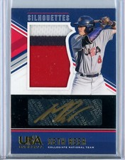 2018 Panini Stars & Stripes SETH BEER GOLD Silhouettes AUTO Patch RC 10/10