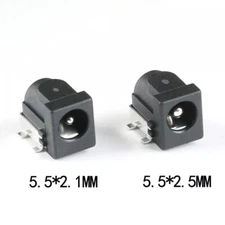 10Pcs DC Power Jack Socket 5.5*2.1/2.5mm SMD Connector DC-005