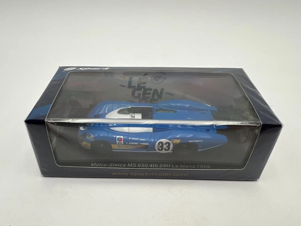 SPARK - 1/43 model - MATRA-SIMCA MS 650 NO.33 4TH 24H LE MANS 1969 - S3547 - Image 2 of 4