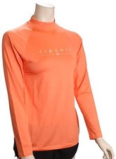 Rip Curl Women's Golden Rays LS Rash Guard - Coral - New