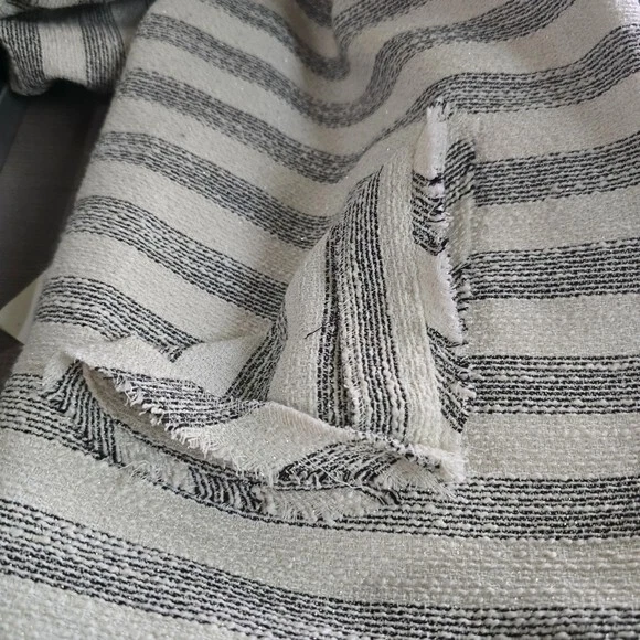 Abito Michael Kors NUOVO tweed righe catena manica corta cambio taglia 10