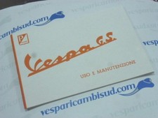 PER VESPA 160GS 2 SERIE LIBRETTO USO E MANUTENZIONE Vesparicambisud