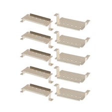 10pcs Humbucker Pickup Baseplate Nickel 50mm Spacing Long Leg