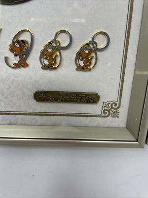 Seoul 1988 Olympics Hodori Pin Commemorative Set Framed Eden Arts