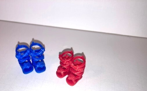 Mattel Barbie KELLY TOMMY DOLL Shoes - 2 Pairs Sandals