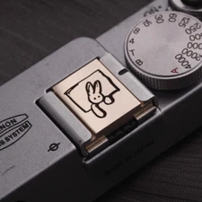 Camera Hot Shoe Cover Protect Cap Cartoon Rabbit For Nikon Sony Canon Leica Fuji