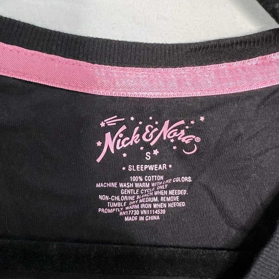 NUEVO CON ETIQUETAS CAMISÓN NICK & NORA DÍA DE LOS MUERTOS CALAVERA DE AZÚCAR DÍA DE MUERTOS PEQUEÑO RARO Foto 2 de 4