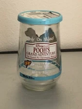 Welch's Glass Jelly Jar Disney Presents Pooh's Grand Adventure - 1994 W/ Lid