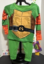 TMNT Toddler Boys 2T - Michelangelo 2-Piece Pajama Set - NWT