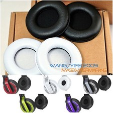 White Black Color Ear Pads Replacement Cushions For HDJ 500 DJ Headphones