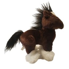 GANZ Clydesdale Horse 2007 HM139 Stuffed Plush Horse Toy Retired Collectable EUC
