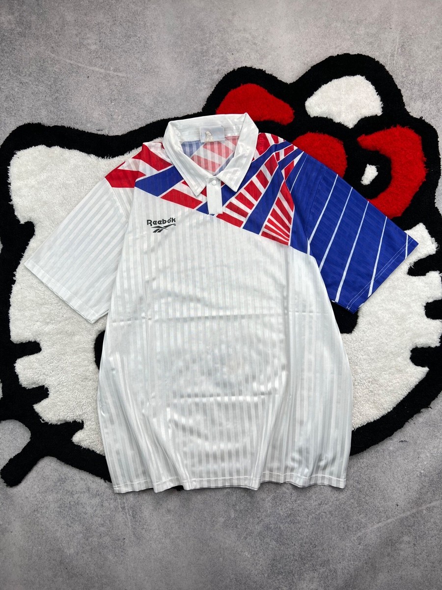 Retro Reebok Vintage 90s Football Soccer Jersey Blockcore Men's