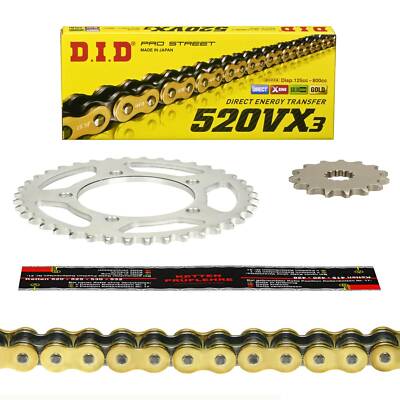 Kettensatz DID X-Ring Für Suzuki RF 600 R - 14/42 Zähne Gold 108 Glieder