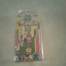 VTG 50's Pocket Pin Ball Hand Game Toy MARX TOYS Pat. Pending No. 2634129 FUN 