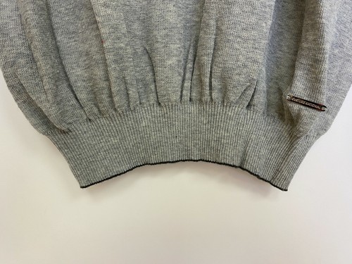 COSTUME NATIONAL HOMME Grey Sweater Lightweight Chris Brown Yard Sale - LARGE - Picture 7 of 12