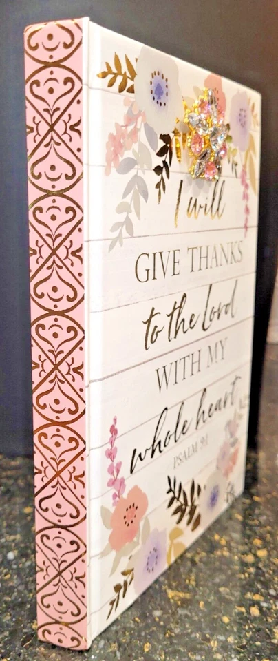 Pooch & Sweetheart Brooch Journal ~256 Pages~ "Psalm 9:1"~ (Give Thanks) ~New - Image 3 of 4