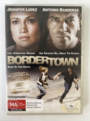 Bordertown (DVD, 2006) Jennifer Lopez , Antonio Banderas - VGC Region 4 - 第 1/4 張圖片